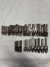 Lot Of 44 Antique Vintage Leather Tools Osborne Punches All Osborne Round Hole