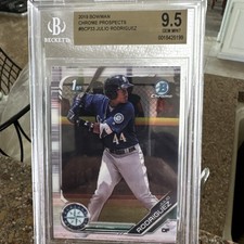 2019 Julio Rodriguez 1st Bowman Chrome BGS