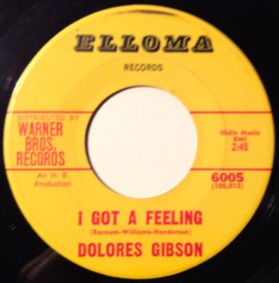 Dolores Gibson - I Got A Feeling / Another Woman's Man (7'') (Very Good (VG)) - 1