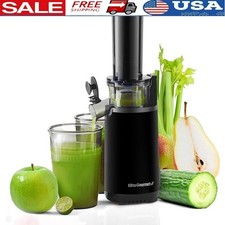 High Torque Masticating Juicer 70 RPM Easy Clean BPA-Free Juice Extractor New