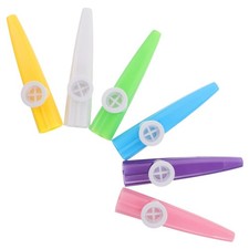 6 Pcs Plastic Kazoos Bulk Baby Musical Instruments for Kids Children Toy