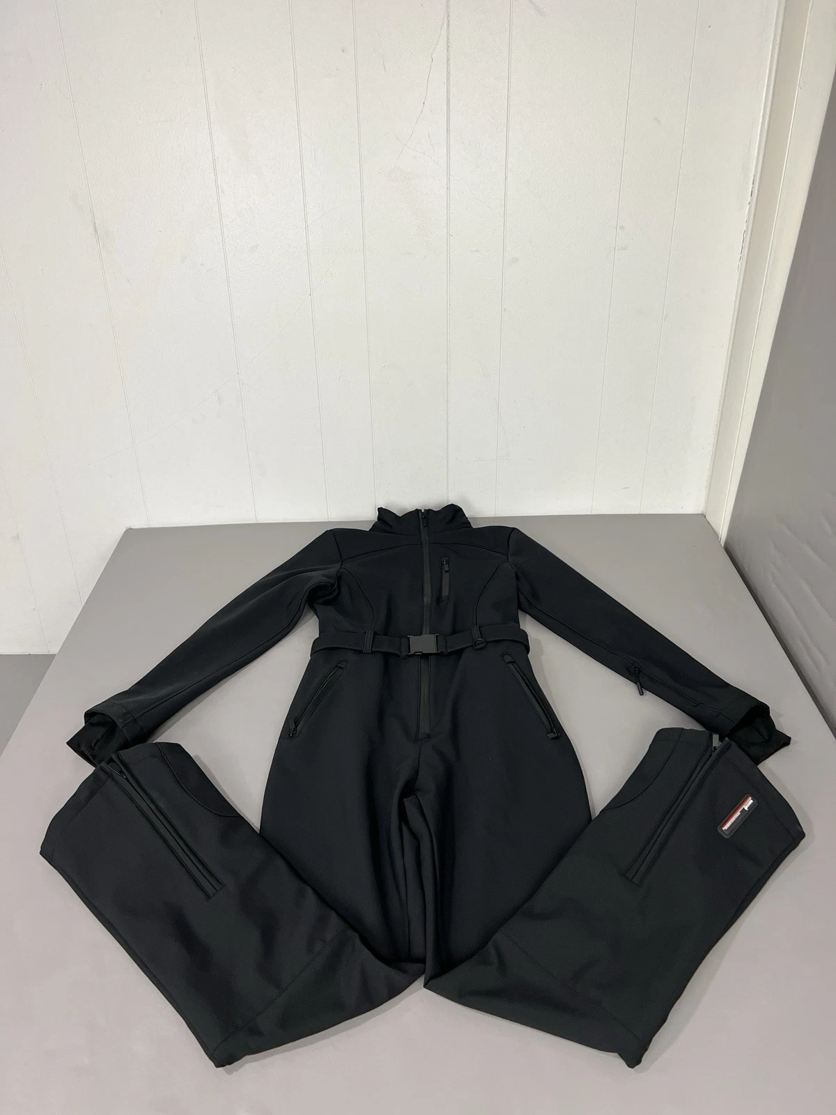 zara ski collection wind waterproof belted snow suit recco tech zip 