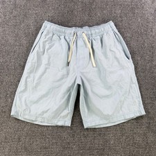 Fair Harbor The Anchor Swim Trunks Mens Medium Light Blue Lined Board Bottoms