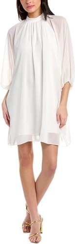 $378 - TRINA TURK Rhyme Dress in Whitewash Size S