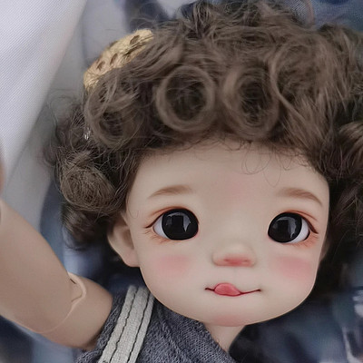 1/6 BJD Doll SD Resin Joints Bare Doll Adorable Girl with Eyes Face Makeup Gift