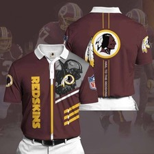 Personalized Washington Football Team Redskinss Polo Shirt Unisex Adults S-5XL