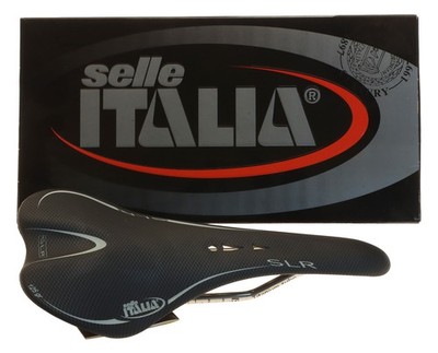 Selle Italia SLR Evolution Saddle Carbon Fiber Ti Rails NoSlip