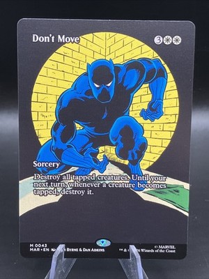 Don't Move - Borderless Mythic - MTG Marvel Super Heroes MAR - 0043