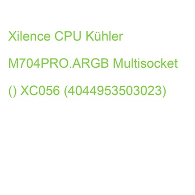 Xilence CPU Kühler M704PRO.ARGB Multisocket () XC056 (4044953503023)