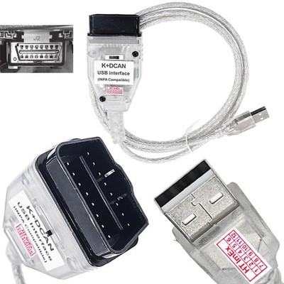 K+DCAN Diagnose-Interface - kompatibel mit BMW - für DeepOBD / INPA Software