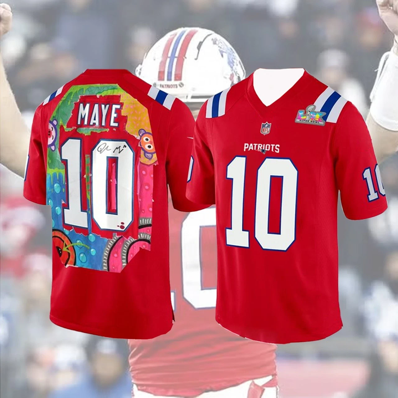 Player #10 New England Benito Bowl 2026 AOP Fan Made