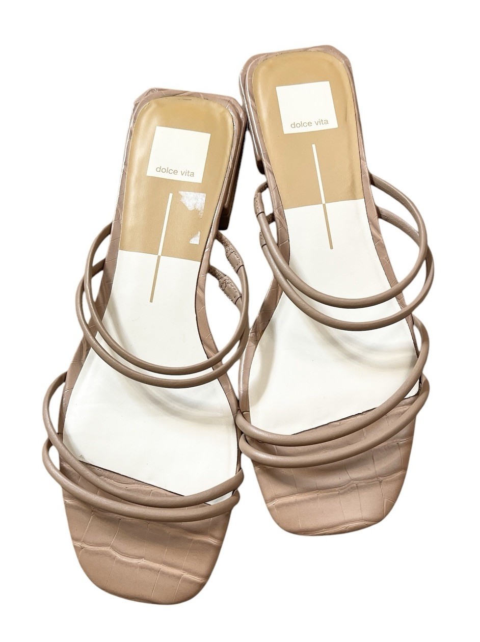 APL Sandali slip on Dolce Vita marroni con cinturino taglia 10
