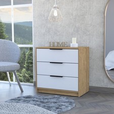 R*S様 【最終値下げ】IKEA ASKVOLL 3段チェスト IKEA Askvoll 3 Drawer Dresser - Oak/White for sale online | eBay