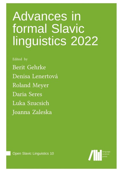 Berit Gehrke (U. A.) | Advances In Formal Slavic Linguistics 2022 | Buch (2025)-image