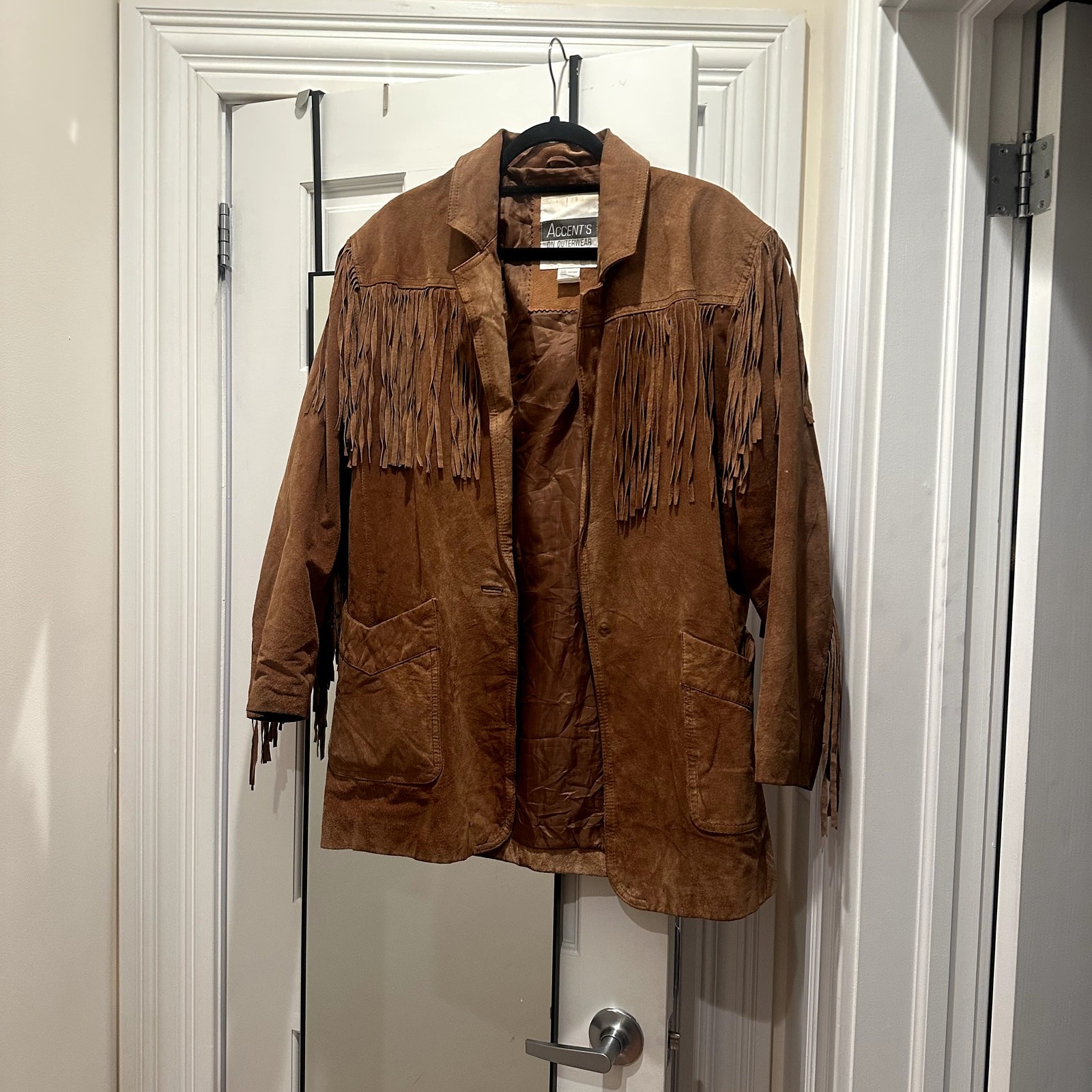 Suede Fringe Jacket - image 1