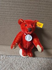 1908 Replica Red Steiff Bear Teddy Bar Auktions Highlights