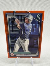 2024 Bowman - Prospects Colt Emerson #BP-10 Orange Border /25 (RC)