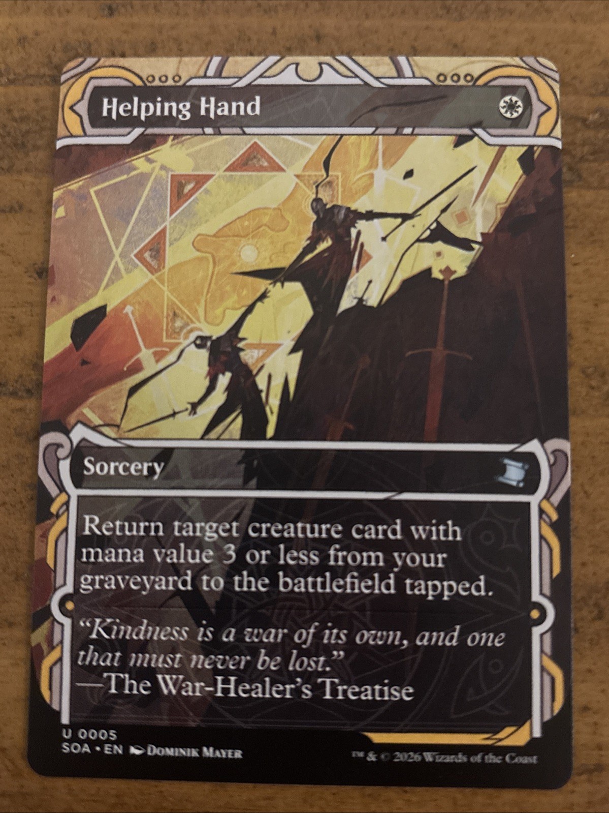 Helping Hand - Showcase - Secret of Strixhaven - SOA U 0005