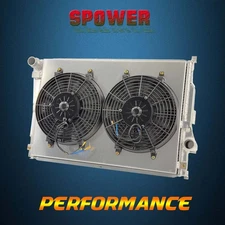 MT Aluminum Radiator +Fan Shroud For BMW E46 M3 L6 S54 2001-2006 3.2L 3Row 2627