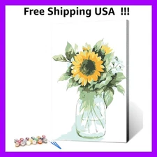 Paint by Numbers Kit for Adults Beginner & Kids Ages 8-12 with Wooden Frame E...