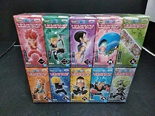 OP One Piece WCF World Collectionable Figure WANOKUNI STYLE 1 & 2 All 10
