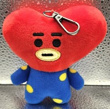 Line Friend TATA plush JAPAN, BTS BT21 bag tag keychain charm K-pop "My Love" "V