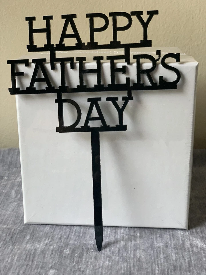Акриловый топпер для торта на день рождения украшение для торта Happy Father Day F1 - Изображение 4 из 4