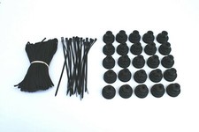 Tarp Buddy 25 Pack Para Cord Cable Ties Made in the USA Pool Boat Cover Tent