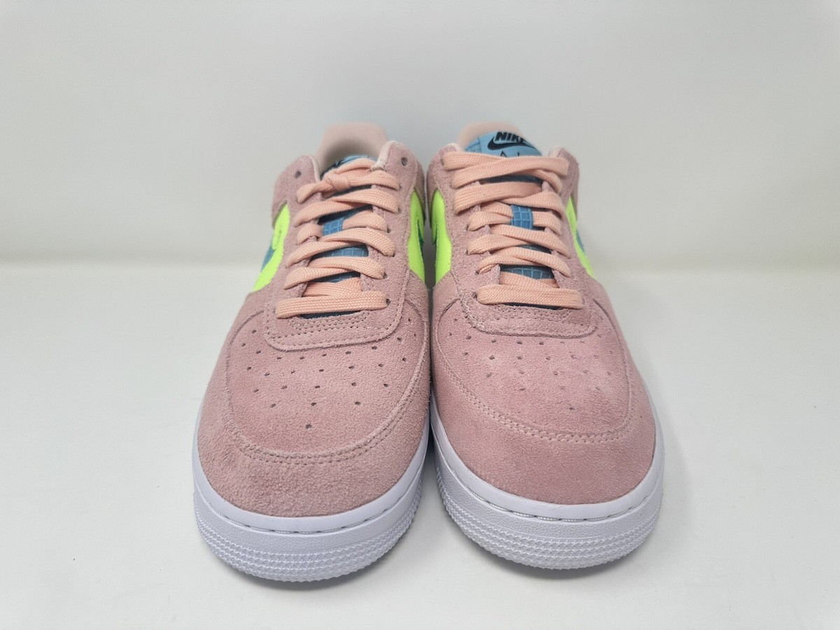 CJ1647 600 Nike Air Force 1 Low '07 SE Washed Coral Oracle Aqua Size 8.5 Wmns | eBay