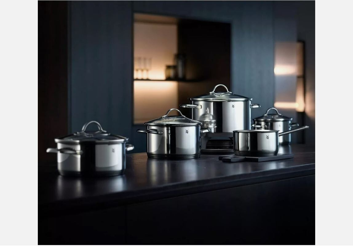 WMF Provence Plus 5pc Stainless Steel Cookware Set Induction New