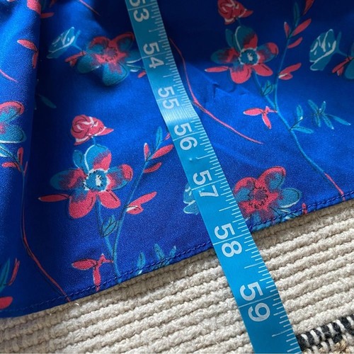 Thakoon Collective Blue Floral Wide Leg Jumpsuit - Picture 14 of 16
