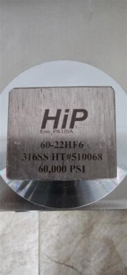 #ad HIP 60 22HF6 High Pressure Tee Fitting $50.00