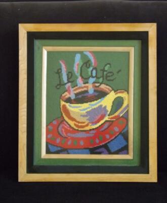 Rhonda Aherns Le Cafe Nadelspitze Gerahmt EXC