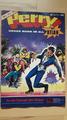 Perry Unser Mann im All Nr.2 von 1968 - TOP Z1 MOEWIG SCIENCE FICTION COMICHEFT