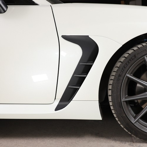 Matte Black Car Side Fender Air Flow Vent Cover Trim For Toyota 86/Subaru BRZ 22 - Picture 11 of 12