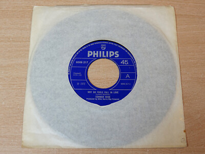 EX- !! Summer Wine/Why Do Falls Fall In Love/1972 Philips 7'' Single