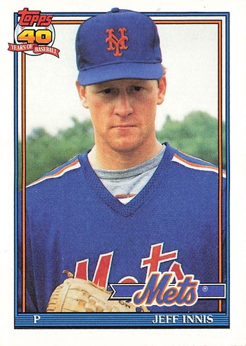 1991 Topps #443 Jeff Innis New York Mets | eBay