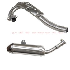 Tubo de escape + Silenciador silenciador 35 mm para motocicleta 150cc 200cc 250cc SSR TTR CRF