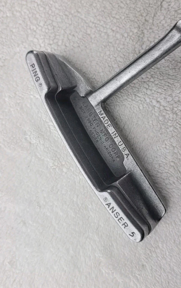 Ping Anser 5 RH 29.75" Putter Steel Shaft Bad Tiger Shark Grip Not Junior - Image 2 of 4