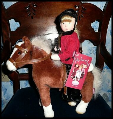 Nane Roskothen with Rocking  Horse - Plush *Retired **LIMITED EDITION