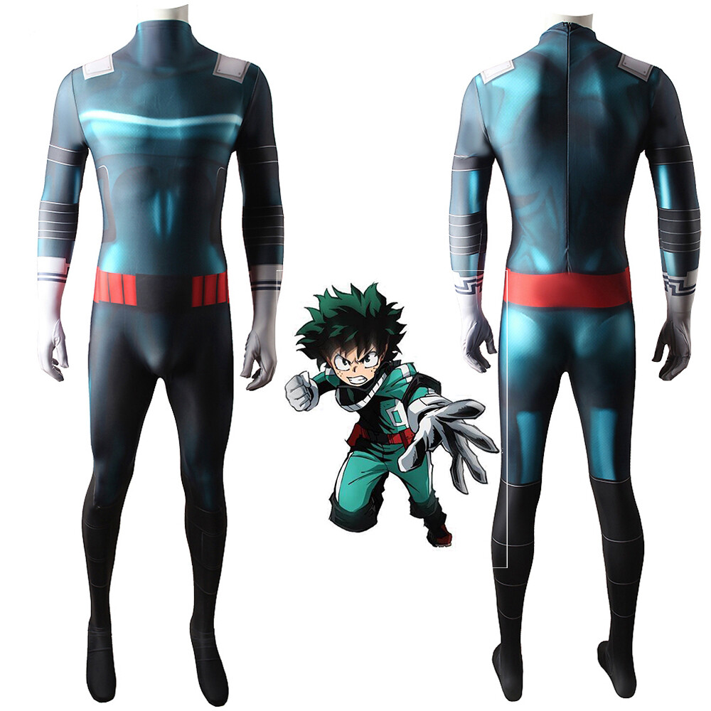 Boxer Uomo My Hero Academia Con Stampa 3D Di Midoriya Izuku – Microfibra Morbida Ed Elastica – Taglie Da XXS A 4XL