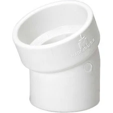 Mueller 05984 Streamline 22.5 deg Street Elbow 1-1/2 in PVC