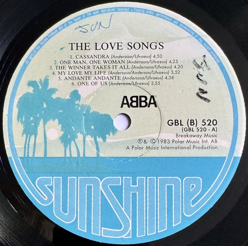 ABBA -Love Songs- Rare South African LP / Unique Sleeve (Vinyl Record) - Image 3 of 4