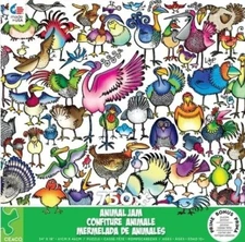750 Pieces Jigsaw Puzzle Animal Jam Birds Galore Ceaco Includes Poster
