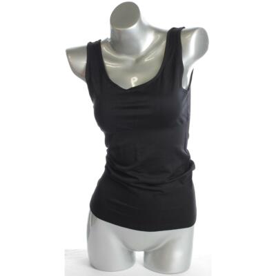 Yummie Tummie Tank With Reversible Neckline - Asphalt- 1X/2X
