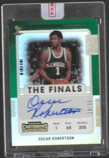 OSCAR ROBERTSON 2021-22 PANINI CONTENDERS THE FINALS TICKET AUTO #D 26/35