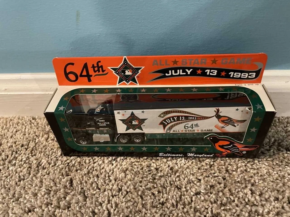 VINTAGE 1993 MATCHBOX 64th ALL STAR GAME BALTIMORE ORIOLES DIECAST TRUCK- BNIB - Image 2 of 4