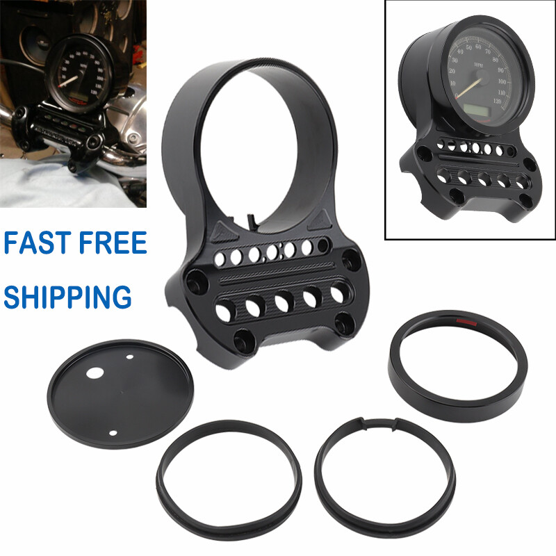 For Harley Sportster Side Speedometer Relocation Mount Brackets