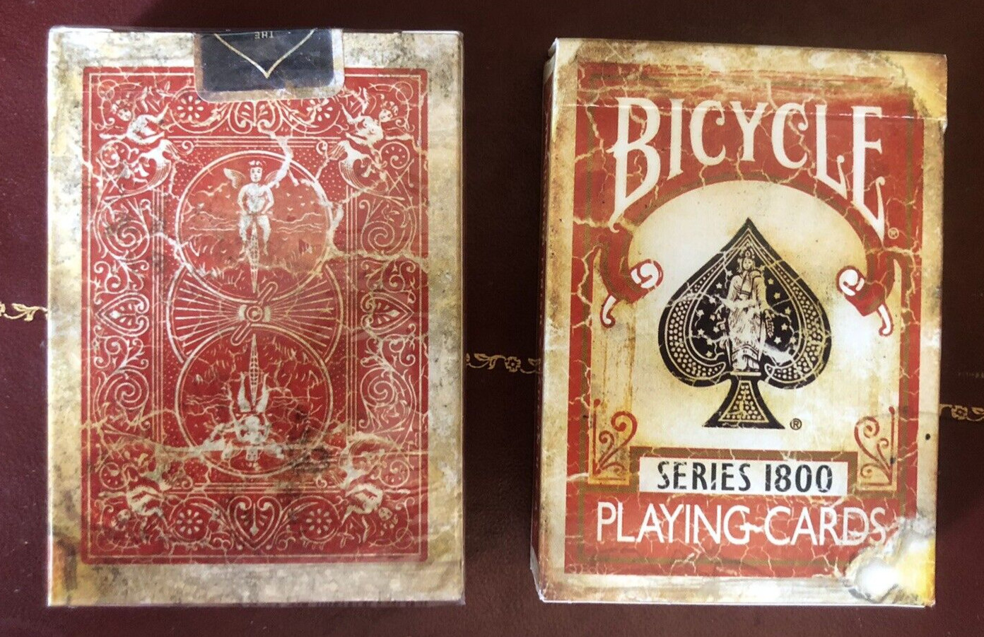 1800 Vintage Series Red Ohio V1 Playing Cards - Sealed