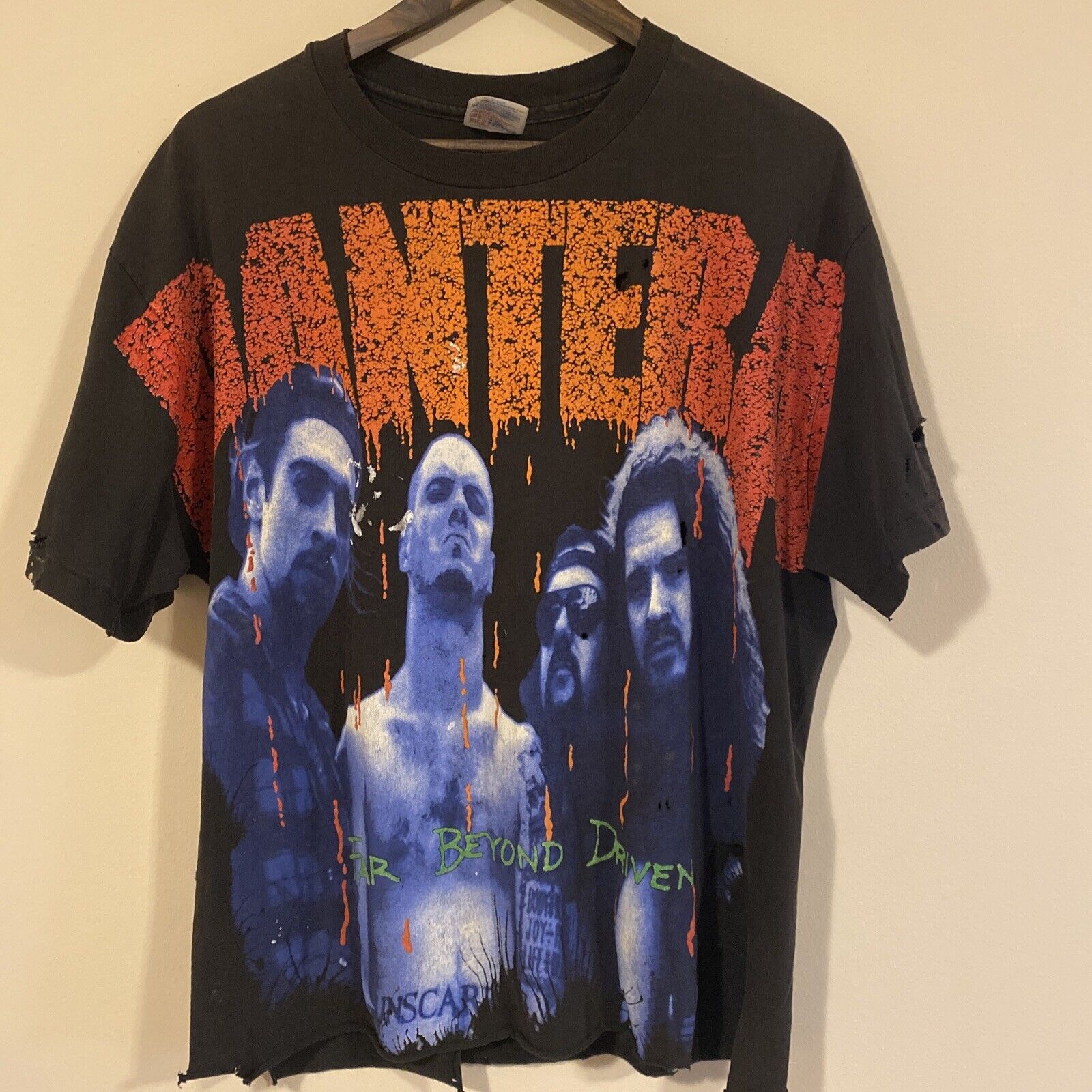 nuance indre pouch Vintage Pantera 1993 Music Heavy Metal Band T-Shirt All Over Print Single  Stitch | eBay